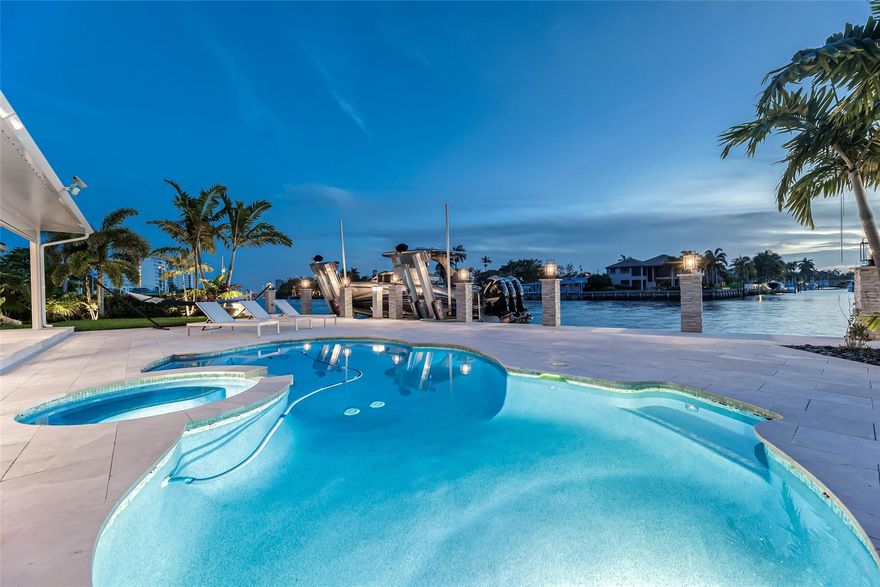 Experience waterfront living at this beautifully updated vacation rental on sought-after Riverside Drive in Pompano Beach. Steps to the beach and minutes to vibrant dining and shopping, this spacious home offers light-filled interiors, a fully equipped kitchen, and comfortable open-concept living. Relax on the private patio, fire up the grill, or watch boats glide by from your dock with ocean access. Ideal for family getaways or seasonal stays, it includes WiFi, smart TVs, washer/dryer, and ample parking. Flexible booking options and professional management ensure a seamless stay—whether for a week or the season. Enjoy the best of coastal South Florida in style and comfort.