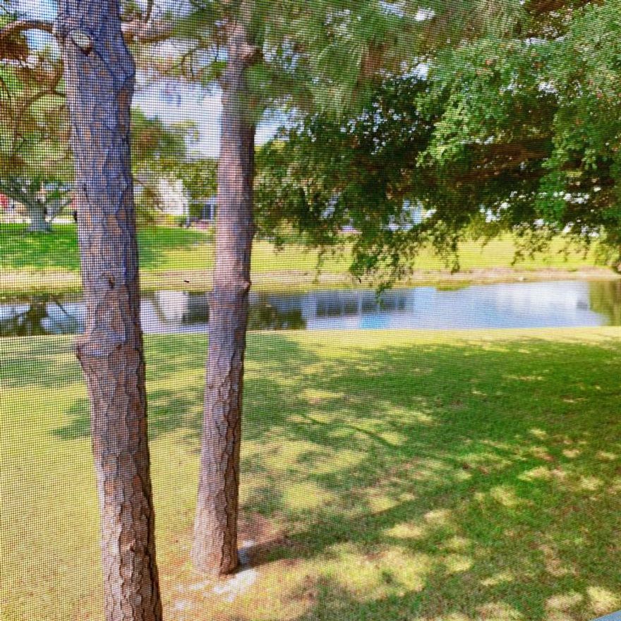 Corner, beautifully renovated, decorated, bright, fully furnished, turnkey, 2/1.5. Serene water view from large screened in patio.  Replaced AC & Hot Water. Walk-in Shower. Come see what this condo has to offer. Enjoy Near community pool, pickel ball, tennis, CV Park. Enjoy Resort-Style Amenities. The community has full Club House with indoor pool, tennis, 1500 seat theater, clubs, classes, billiards, volley ball, ping pong, bocce board, shuffle board, fitness center, and much more. Close to beaches, entertainment, dining and shopping. ASSOCIATION CLAIMS 55. Approval Required.