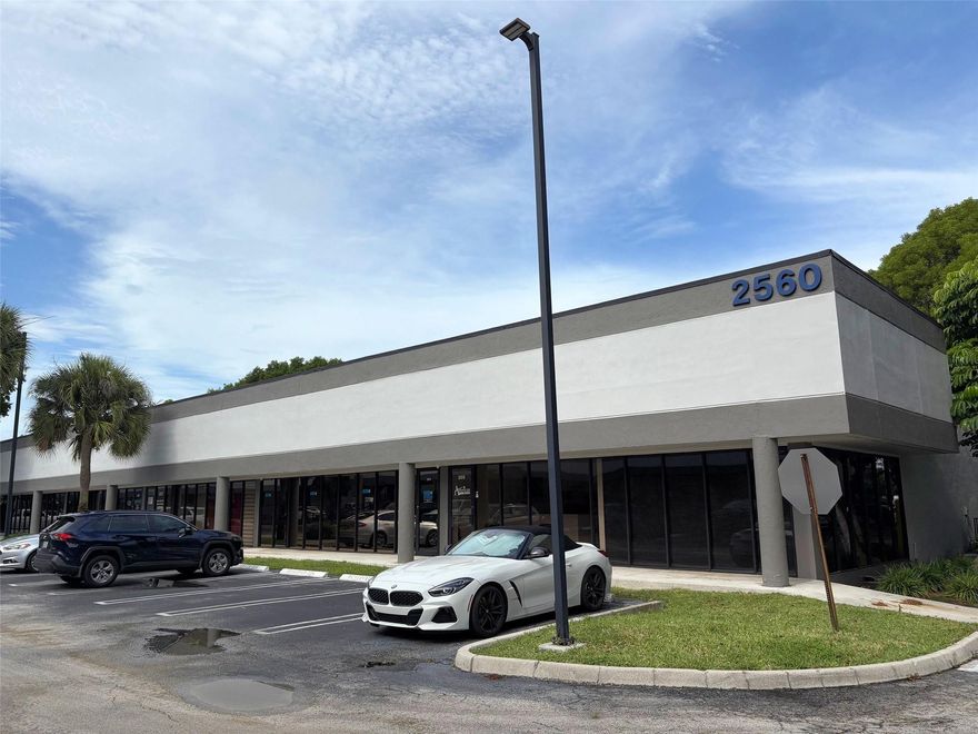 Seven building industrial and warehouse business park located one block north of the intersection of Copans Rd and Powerline Rd. It is one and ½ miles west of the I-95 expressway and three miles east of the Florida Turnpike. The property has ceiling heights ranging from 12 feet up to 22 feet, 3-phase electric heavy power availability as well as a mix of loading docks and street level overhead door sizes ranging from 10' x 10' up to 12’ x 14’. The unit sizes range from 1,840 square feet up to 10,054 square feet with office buildouts ranging from 15% up to 50%. One of the buildings has frontage on Powerline Road and are ideally suited for businesses which need some retail and showroom exposure with warehouse areas in the rear.