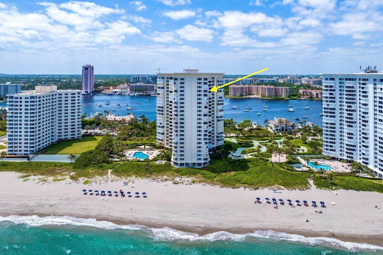 Designer ready, high-floor, NE corner oceanfront residence with direct unobstructed Ocean views at the Chalfonte in Boca Raton's coveted Golden Mile. This is an extraordinary opportunity to own a blank canvas (demo has been completed) unit that is ready for your personal touch, offering amazing direct oceanfront and Intracoastal views from expansive impact windows and a spacious 500 SF balcony with private East and North-facing panoramic views from all rooms. The Chalfonte offers premier amenities, including 24-hour staffed lobbies, security, a fitness center, tennis courts, pickle ball, an ocean-side pool with daily beach umbrella service, bbq area, private beach access, and 2 guest suites for visitors. The recently renovated building is compliant with all current regulations!
