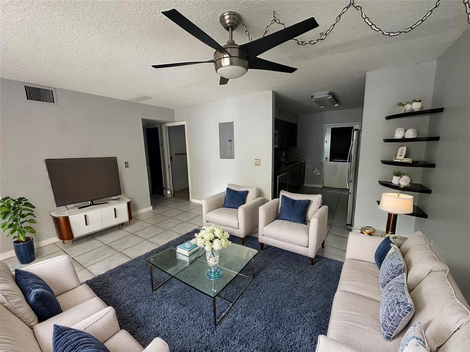 Discover the charm of this cozy 3-bedroom, 2-bathroom condo in Coral Springs, offering 1,400 sq. ft. of comfortable living space. The home features a spacious living area, an open kitchen, bedrooms with walk-in closets, and an in-unit washer and dryer for added convenience. Perfectly located near shopping centers and top-rated schools, this condo is an excellent choice for families or professionals seeking a blend of convenience and tranquility. With no association approval required, it will be available on November 1, 2025. Only first month’s rent, last month’s rent, and a security deposit are needed. Don’t miss this fantastic opportunity!