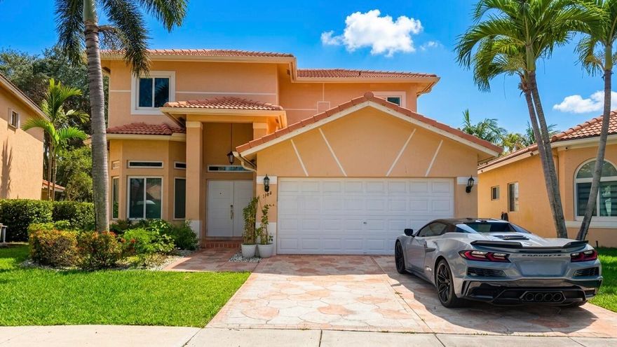 3184 SW 142nd Ave is a 5-bed, 3.5-bath home in Miramar with a smart-home integrations and ready to move in. Included are a smart oven, refrigerator, lock, thermostat, garage door, four smart fans with lighting, and automated irrigation.  Major systems are recent: A/C air handler replaced in 2018, exterior condenser in 2020. Close to A-rated schools with quick access to I-75, the Turnpike, and Miramar Parkway shopping and dining. Available to show by appointment. Property is being sold in its present condition. Buyer to verify all information including room dimensions, HOA, and property details. All offers should include proof of funds or pre-approval letter. Closing timeline and terms subject to seller approval. Easy to show with appointment.