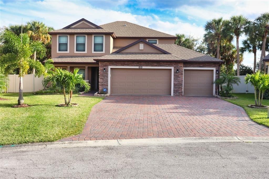 Welcome to Lost Lake gated community, featuring the only Olympus 5 bedroom 3 bathroom floor plan available and built in the subdivision. Quaint and reserved neighborhood located in a prime spot that is close to downtown Vero Beach. Features include a whole house water filtration system, new floors in the main living area, tastefully decorated, screened in back porch with a huge fenced in backyard. Tenants are renting until June 20th. Checkerrr out today!