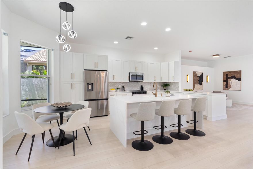 Beautifully renovated 3BR/2BA home with new roof and stylish upgrades throughout.