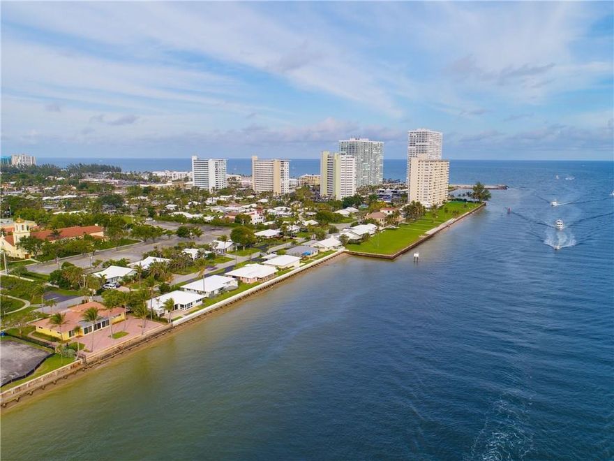 Harbour Inlet: Florida living at its finest. Breathtaking views of the Ocean, Inlet & Port Everglades. A once in a lifetime opportunity. 3bed, 2bath, split floor plan, 2 car garage & laundry room. Open living area, exposed beam ceiling, well-appointed kitchen & unparalleled views. Tile flooring, Impact Windows & doors, oversize patio, fenced yard ++ Enjoy watching the cruise ships come & go, & the sun rise & set! This is truly a view to talk about!