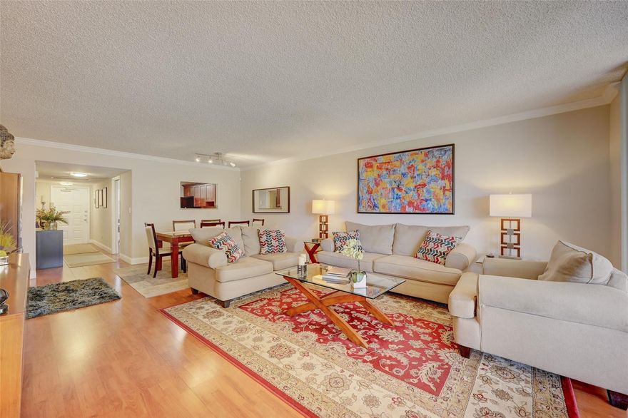 Beautifully remodeled 3BD/2BA condo in the desirable Palm-Aire community with stunning golf course views and abundant natural light. Spacious open layout with full-size washer & dryer.  Palm-Aire offers resort-style amenities including pools, tennis, golf, basketball, pickleball, and more. Safe, family-friendly neighborhood just 15 minutes from the beach, close to shopping and the new casino. Building offers plenty of guest parking. Cable and Internet included.