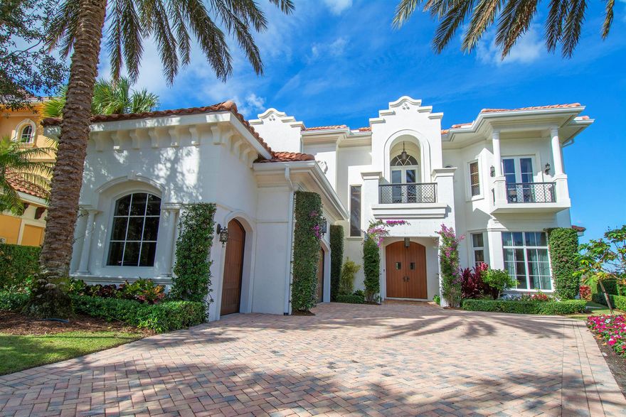 Nestled on a quiet cul-de-sac in Tesoro, this stunning residence is a spacious haven of elegance. Encompassing nearly 5600 sf, it features four bedrooms with private baths, including an opulent second-floor primary suite with bath, dressing room, and private balcony, a second-floor library with a custom fireplace & finely crafted bookcases, an elevator, formal living & dining as well as two separate entertaining areas with a relaxed vibe. The modern kitchen has convenience in mind, featuring an enhanced butler's pantry with a prep. kitchen, double dishwashers, double refrigerators, & adjustable storage systems in the cabinets. AC garages, modern lighting & sound systems. Meticulously detailed by artisans, this residence caters to the most discerning buyers who want a gated club lifestyle.