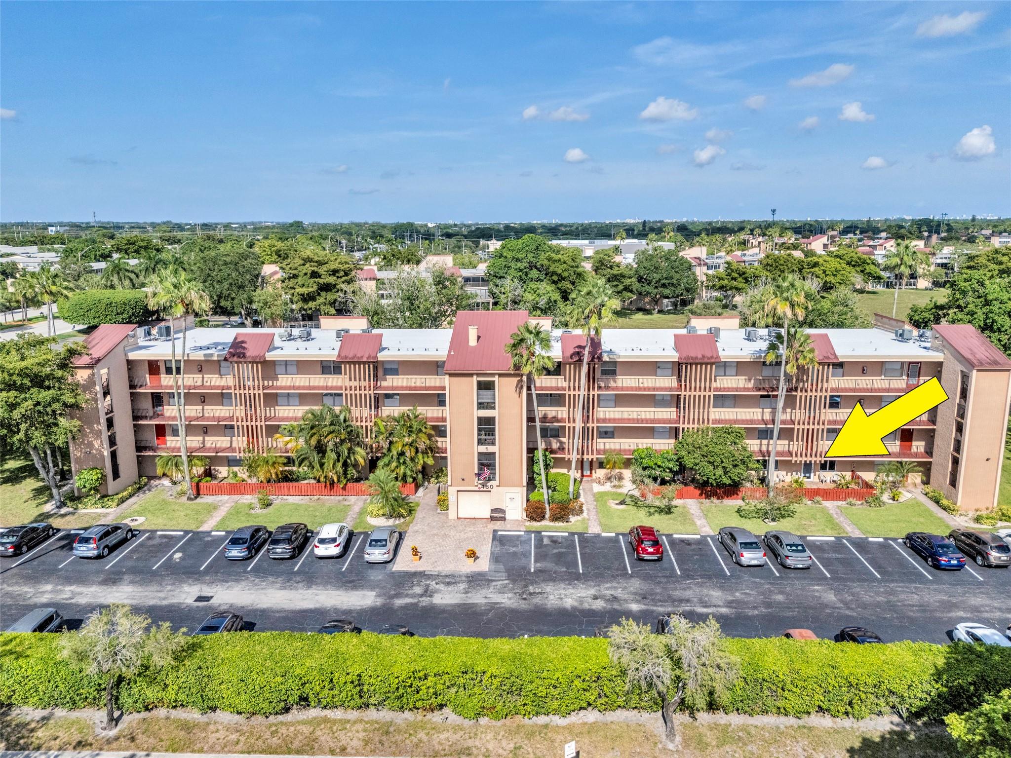 Beautifully maintained 2 bedroom 2 bathroom first-floor condo in a desirable 55+ community. Located in prime location of Margate near Publix, top shopping, dining, and just 5 minutes from Coral Square Mall. Features include impact windows, a modern kitchen with in-unit washer/dryer, and two senior-friendly bathrooms. Enjoy a private fenced patio—perfect for gardening, outdoor dining, or relaxing. Spacious balcony/den has impact windows and offers flexible use as an office, guest room, or hobby space. Community is quiet, well-kept, and ideal for those seeking a peaceful, low-maintenance lifestyle. Close to parks, medical facilities, and major roads for easy access to the turnpike. Move-in ready and waiting for you to call it home!
