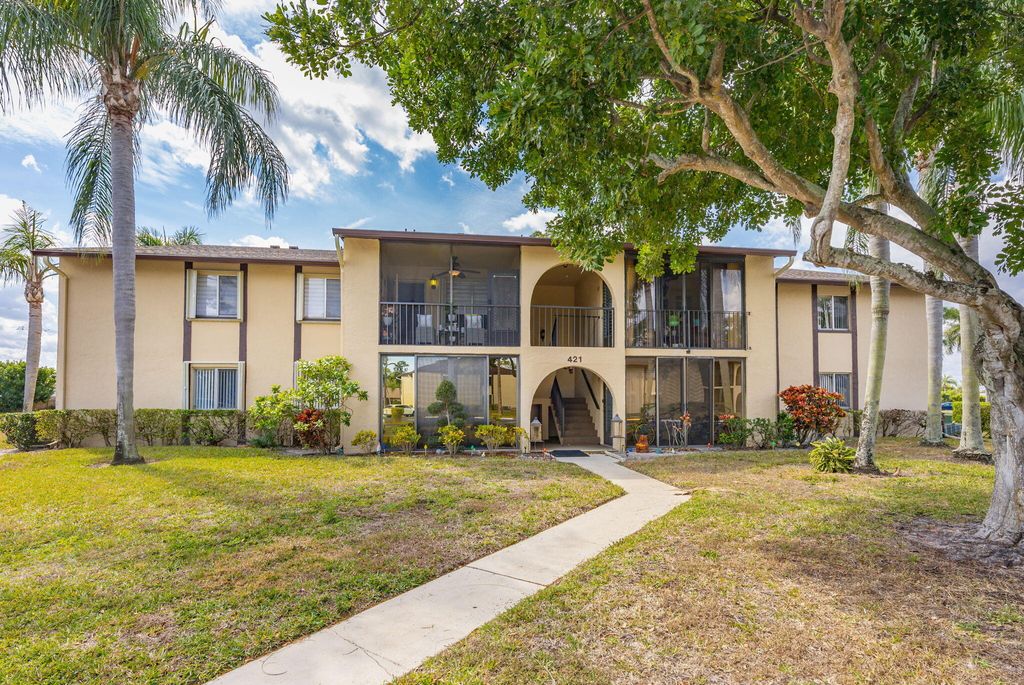 Photo of 421 Pine Glen Lane #A-2, Greenacres, FL 33463 (MLS # R11164671)