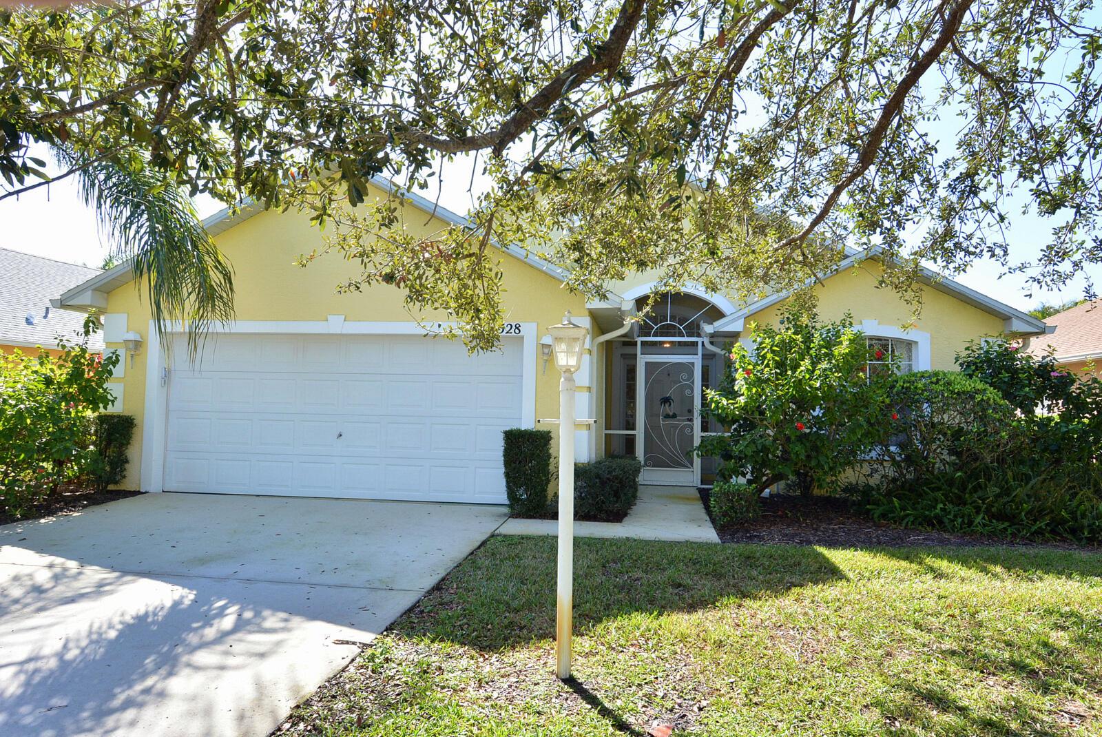 Come and see this beautiful 3 bedroom 2 bath Lake View home in Hammock Cove section of Sawgrass Lakes gated community. Home has a new roof installed in 2023, newer A/C and water heater, Corian kitchen counters, stainless steel appliances. This community is close to I95 and the Florida Turnpike, schools, shopping, restaurants, parks, and hospitals. 5 minutes from Tradition with lots more to do. Home features a large back patio over looking the lake. Bring your fishing poles and get ready for some Bass fishing.
