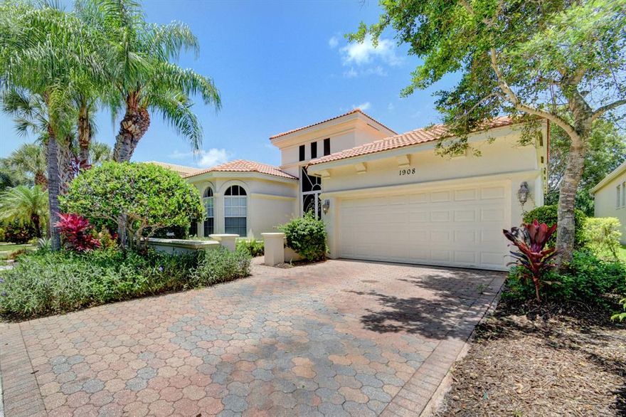 Take a look a this lovely Minto built home. This popular Ventana model has 2 large bedrooms, 1 office/flex room, 2 full bathrooms and 1 half bath. Home has tile throughout, new A/C condenser unit, newer refrigerator, double oven, granite countertops, frameless glass shower covering, new ceiling fans, led recessed light throughout and a jetted tub. Enjoy relaxing in the enclosed patio. 

The very expansive master suite has his and hers walk-in closet, french doors that lead to the patio, and a very large master bathroom with double sinks and plenty of counter and cabinet space. 

Buena Vida is an active resort style community with landscaped walkways, pavilions, tennis courts, beautiful pools and hot tubs, gym, 24 hour man gate and a lifestyle director.