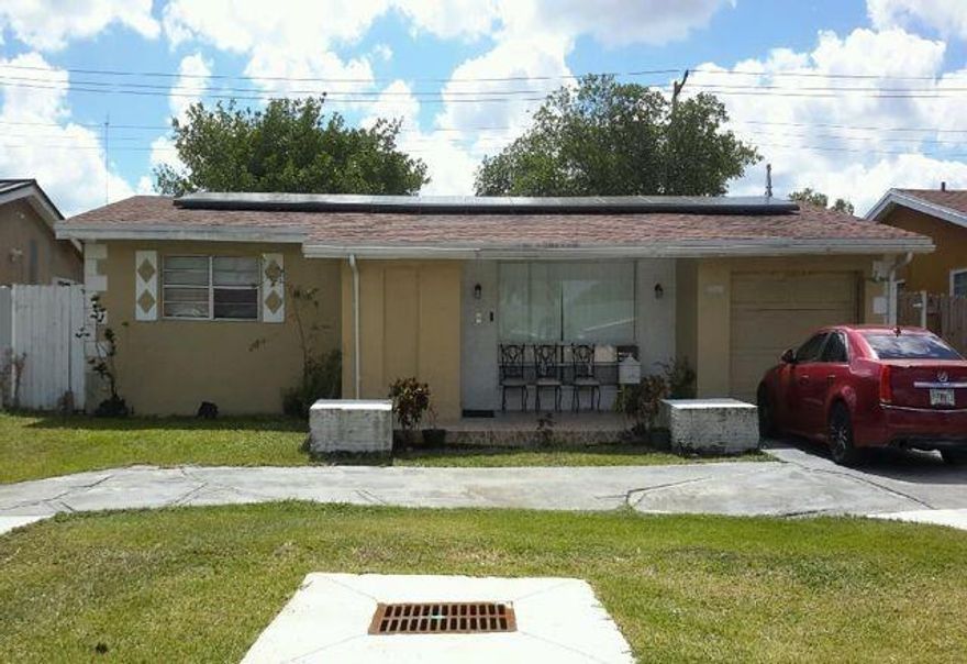 6632 Emerald Lake Drive in Miramar is a charming single-family home offering 3 bedrooms, 2 bathrooms, and an additional flexible room for extra space. Built in 1963, the home has approximately 1,868 square feet of living space on a 6,015 square foot lot. It features a one-car garage, a circular driveway, and a recently replaced roof, adding to its convenience and value. The interior has tile flooring throughout and retains much of its original character, giving buyers the opportunity to update and customize to their taste. Located in a quiet, established neighborhood, it is close to schools, shopping, and major highways. This property combines solid structure and great potential, making it a promising choice for families or investors.