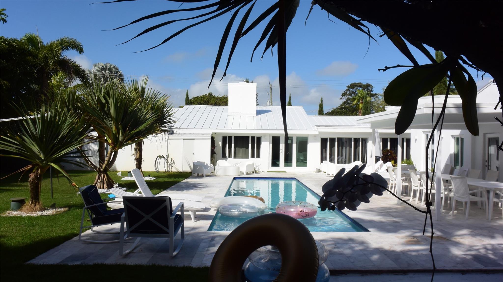 Luxurious 6-Bedroom Rental Home with Private Pool – Fully Furnished & Ready to Enjoy!
Experience upscale living in this beautifully appointed 6-bedroom,in one of the most desirable neighborhoods. Located on an expansive corner lot, this residence offers the perfect blend of space, style, and comfort.
Bright and airy interiors feature modern design, open-concept living areas, and high-end finishes throughout. The fully furnished home is move-in ready, with everything you need for a seamless and comfortable stay
Step outside to your own private oasis: a sparkling pool, lush tropical landscaping, and a spacious patio ideal for relaxing or entertaining.
Located just minutes from the beach, fine dining, shopping, and entertainment, this home puts you right in the heart of it all.