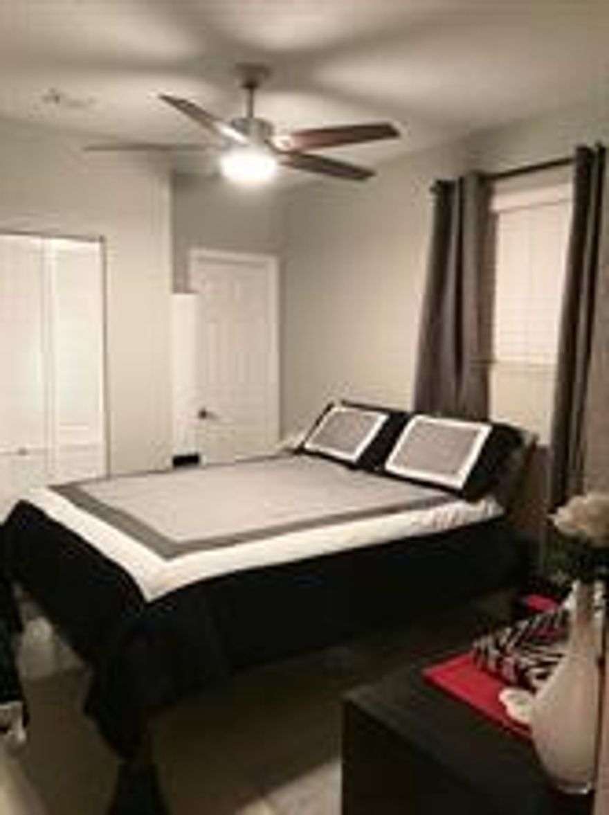 Welcome to your new 1 bedroom, 1 bathroom furnished living quarters with electric, water and cable included. This chic and cozy space is designed for modern living, combining style and functionality.