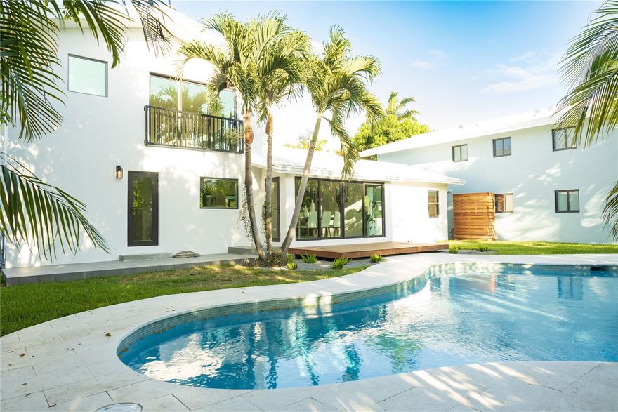 In the heart of Victoria Park, a fully renovated multi-family compound awaits! This property offers 7 beds and 7.5 baths across 3 homes, totaling nearly 4,700 A/C SF. A masterpiece of timeless luxury, it features new kitchens, bathrooms, plumbing, electric, central air, impact glass, roof and flooring. The updated pool area complements the main house, which boasts 3BR/3.5BA and a 1-car garage. The luxurious second-floor primary suite includes a spa-like bath. Additionally, a duplex guest house offers two 2BR/2BA units with private laundry. Perfect for families or investors, it can be used for long or short-term rentals. Situated on a 12,599 SF lot moments from Las Olas, Flagler Village, the beach and downtown. Don't miss the chance to secure this unique property in a thriving community