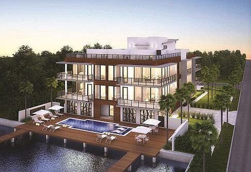 Effortless waterfront luxury awaits at Cove 4, the newest creation of acclaimed Seaside Builders, where wide cove-like Intracoastal waters provide the setting for just four single-level townhomes ideally located steps from the beach and a few blocks from exciting Atlantic Avenue. The condominium's relaxing outdoor lounge space, pool, and on-site boat slips bring an exclusive resort experience, with each residence also enjoying its own private rooftop terrace with spa and summer kitchen. Having private elevator access from the ground floor, which provides two garage spaces for every townhome,.