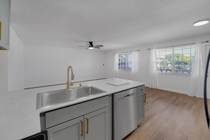 Beautiful renovated unit east of Federal Hwy, close to the Beach, Shopping, Downtown, Wilton Manors, bus routes & highways. Great Location!!! Move in and enjoy the south Florida lifestyle. Assigned parking, common laundry, new elevators coming, building roof 2024. Seller has paid all current assessments.