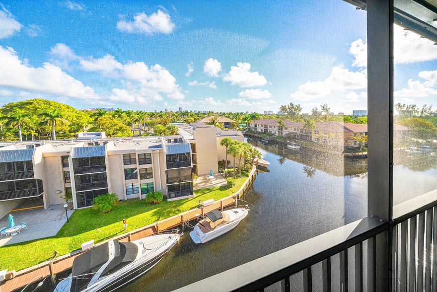 Rare corner, penthouse opportunity!  Spacious 2BR/2BA condo with beautiful Intracoastal water views, updated kitchen, floors,  and primary bath vanity.   Enjoy coastal living in the prime Boca Raton location close to beaches, restaurants, and shopping.  Investor friendly condo with an option for tenant in place.  Major concrete restoration and new roof completed 2023.  Bring your toothbrush!