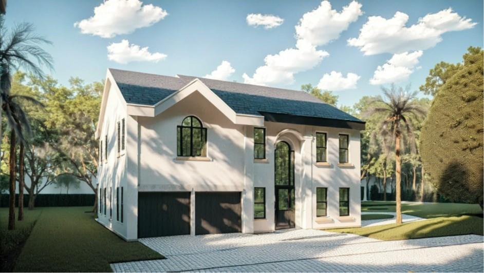 Another New Construction by Property Outlaws! This ultra-luxurious 5 bedroom 5.5 bathroom modern estate redefines elegance in one of Fort Lauderdale’s most coveted enclaves. Soaring ceilings, bold black-framed windows, and a showstopping arched glass entry set the tone for exquisite interiors and seamless indoor-outdoor living. Enjoy a grand double-height foyer, sleek white stucco façade with dark modern accents, an executive style home office, 2-car garage with wood-style doors and lush, palm-lined landscaping. Minutes to beaches, Las Olas and fine dining. Anticipated delivery: Spring 2026. A rare opportunity to own a brand-new home in a highly desirable neighborhood—no HOA!