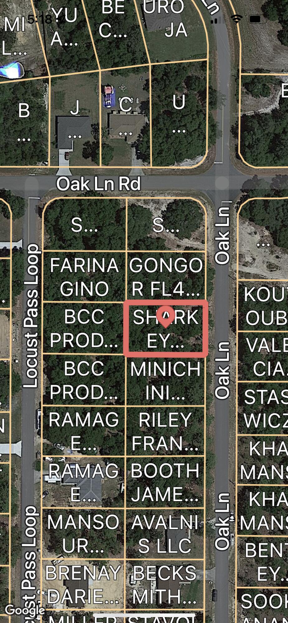 SILVER SPRINGS SHORES - Land