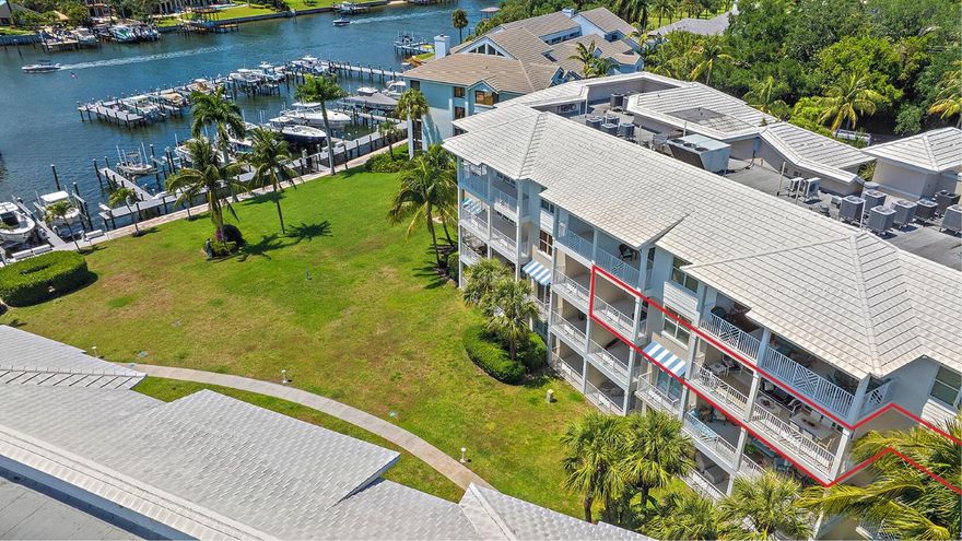 Live the resort lifestyle in this award-winning Intracoastal community. This fully furnished 3-bedroom, 3-bath residence features stunning views of the marina and Intracoastal from every room. The split floor plan features an open living, dining, and kitchen area with sliding glass doors that open to a spacious balcony. The primary  suite also enjoys its own private balcony. The kitchen is equipped with granite countertops, custom lighting, and stainless steel appliances. Impact glass is installed throughout.

Enjoy exceptional resort-style amenities including a pool, spa, hot tub, grilling stations, and a clubhouse with a fitness center and business center. Outdoor recreation abounds with tennis, pickleball, and bocce courts, as well as scenic walking trails. The 14-acre community also offers a fire pit, a waterfront gathering area by the marina, and convenient kayak storage.
Bay Colony's prime location off PGA Boulevard offers easy access to I-95 and the Florida Turnpike, and is only 25 minutes from Palm Beach International Airport. You'll be just minutes from beautiful beaches, world-class golf, fine dining, shopping, and the Gardens Mall.