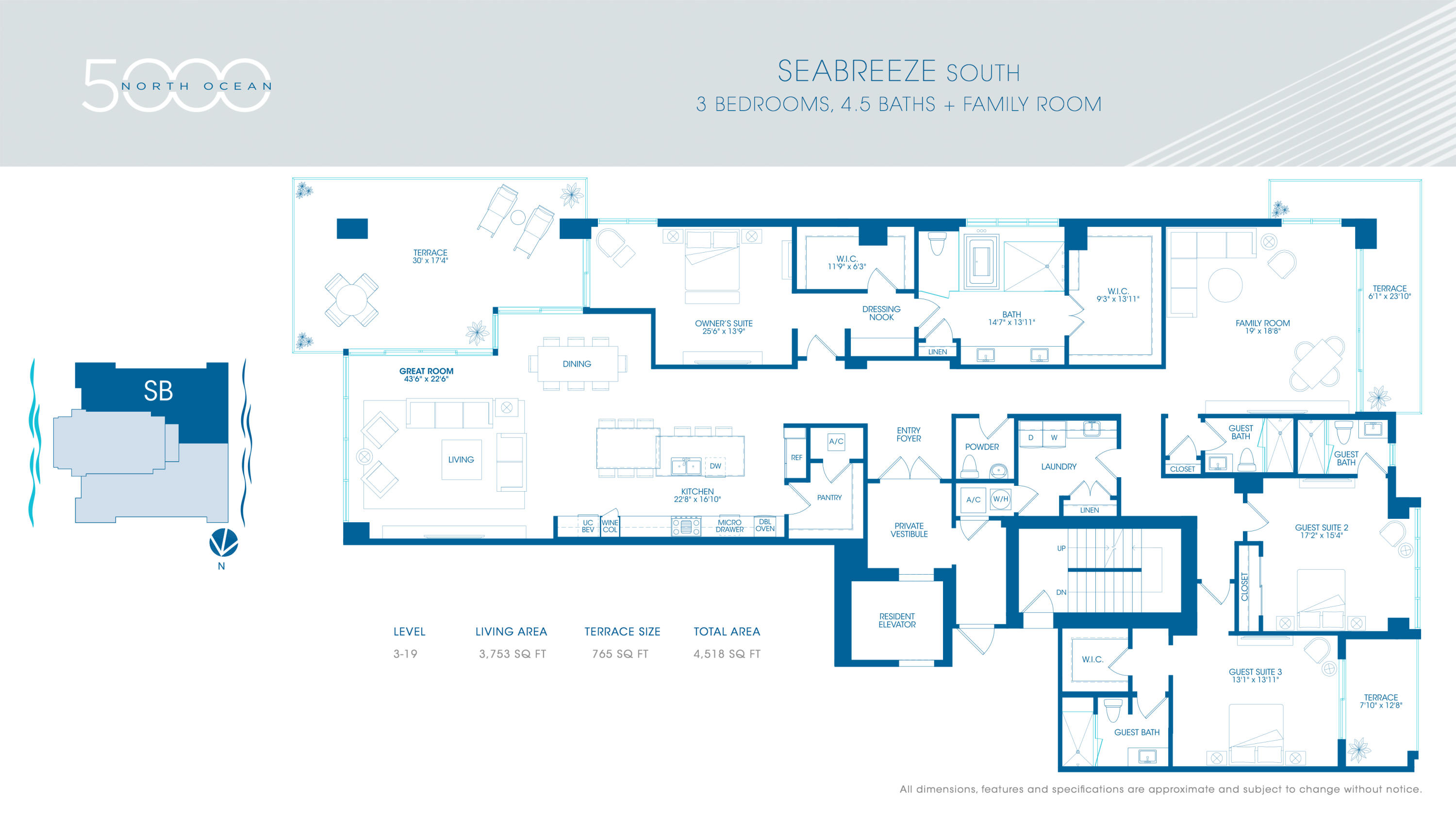 5000 NORTH OCEAN - Residential