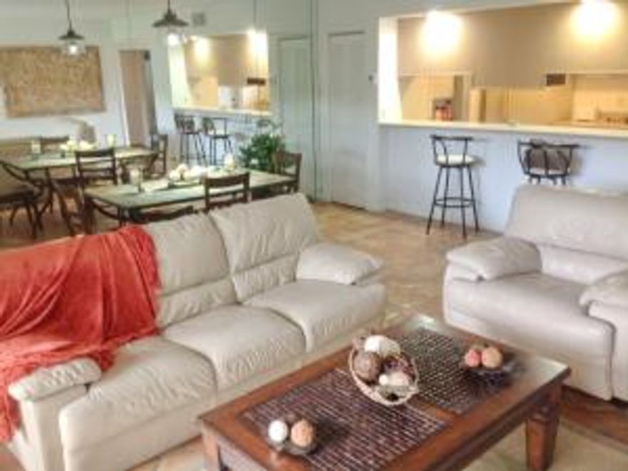 Nicely furnished 1 bedroom apartment located in exclusive gated community of Palm Beach Polo & Country Club. This first floor unit is fully furnished and features a private patio overlooking a beautiful pond and fountain. It is located walking distance to the heated community pool.You will find everything you'll need during your stay, including washer/dryer inside the apartment, linens, kitchen utensils, dinnerware, cable and wifi.