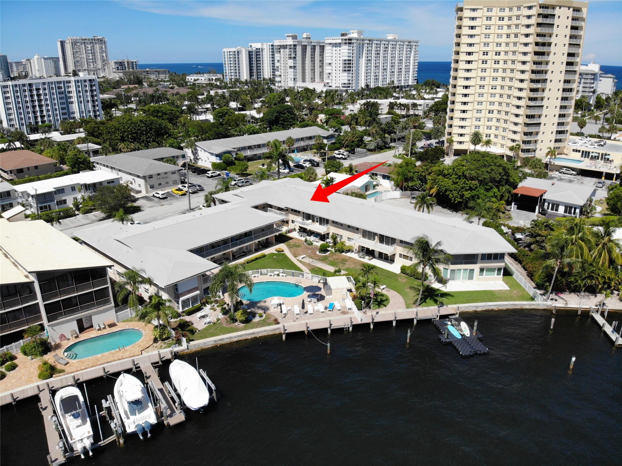 Seasonal Rental! Prime location in Pompano Beach—this furnished 1 bedroom, 1 bathroom ground-floor corner unit is perfectly situated on the Intracoastal and just 1 block to the beach. Enjoy the community pool overlooking the intracoastal, a serene setting, and the ultimate beachside lifestyle. Available starting October 1, 2025 for 4–6 months. Rental rates: 4 or 5 months at $2,500/month, 6 months at $2,400/month. Don’t miss this rare opportunity for a seasonal retreat in a highly sought-after location!