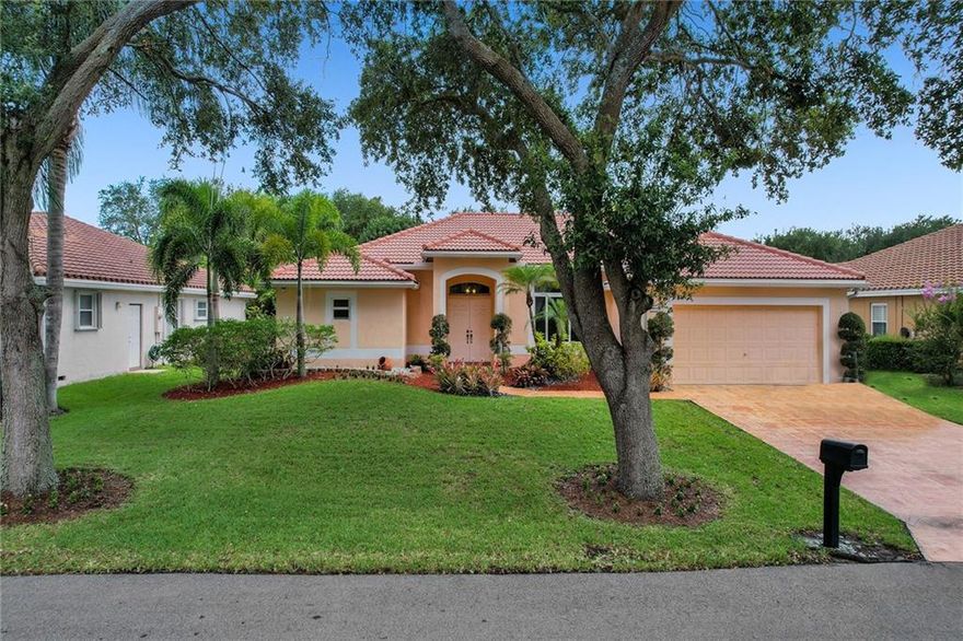 Beautiful 3 bedrooms with 2 baths, salt water pool home. Home is in beautiful Winston Park with $250 low HOA annually, with a $250 Transfer fee at closing. This welcoming home boast a split floor plan with filled with entertainment space. Hurricane impact windows and French doors, Granite flooring throughout, Bathrooms remodeled automatic Toto toilet with bidet in master bathroom, Bluetooth speaker integrated in fans for both bathrooms, bathroom mirrors with built in LED lights, White kitchen cabinets, granite counter tops and beautiful backsplash, a formal dining room, screen patio and pool which was resurfaced, custom closets, closed network surveillance system with 8 cameras.