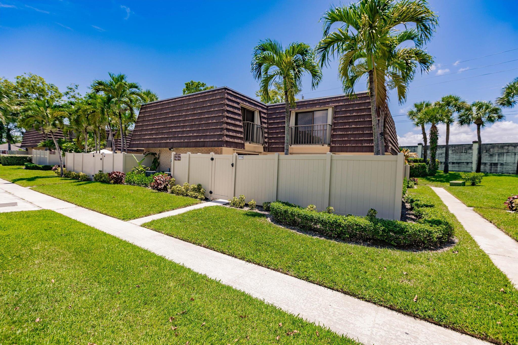 Centrally located in the heart of West Palm Beach, this beautifully updated 2-bedroom, 2-bath townhouse in Heritage Village offers the perfect blend of comfort and convenience. Enjoy tile flooring throughout the main living areas and a stylish, modern kitchen with updated finishes. Each bedroom features its own private balcony, providing a peaceful retreat, while the spacious, fully fenced patio is ideal for relaxing or entertaining. Located in a well-maintained community with great amenities, close to shopping, dining, highways, and more--this is South Florida living at its best!