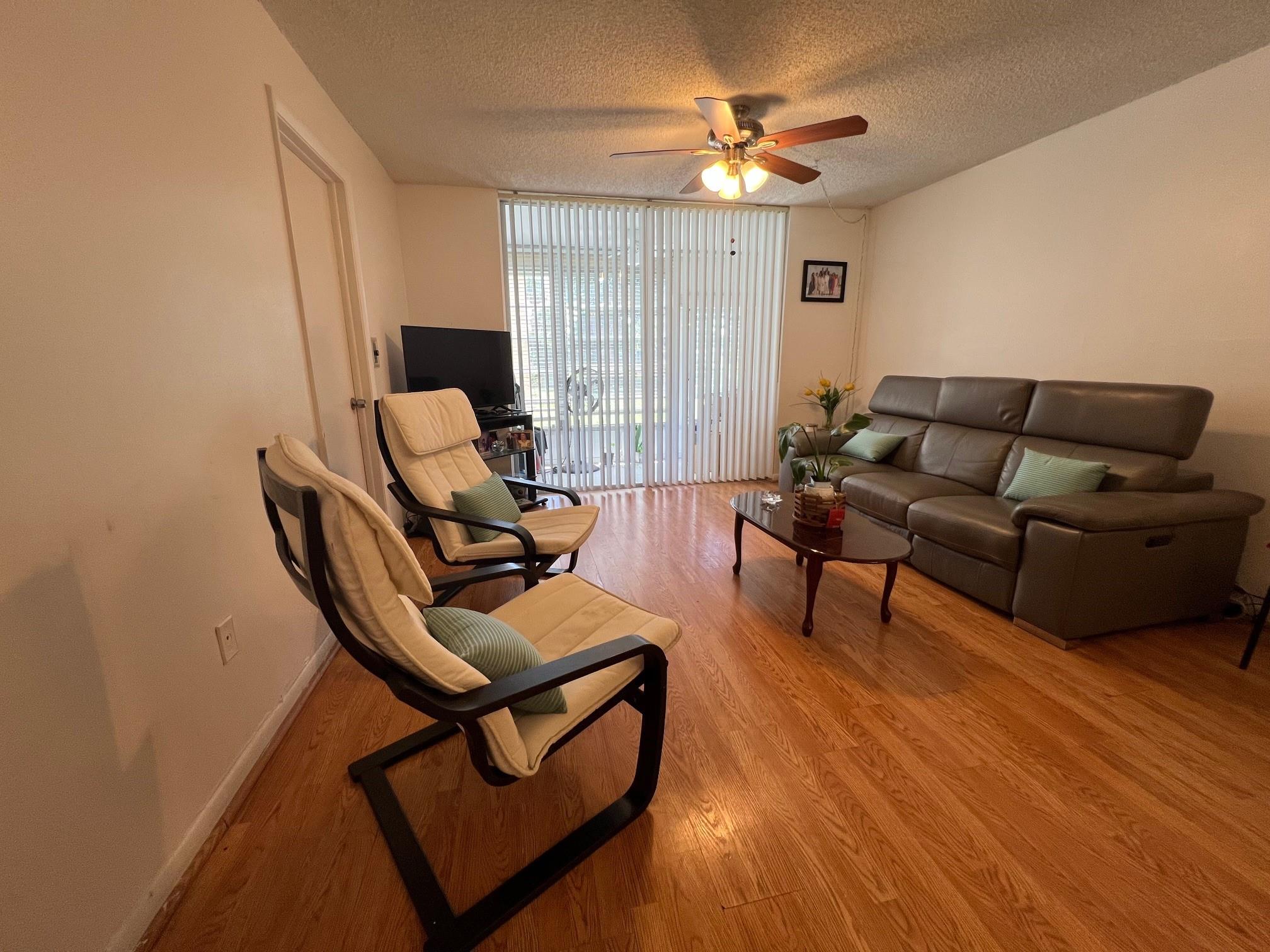 Sunrise Lakes III- 2Bed/2Bath Condo. Closing Gift: "1 year Association Dues covered by the Seller and Paid Assessment."
Don't miss this opportunity to own a move-in-ready first-floor condo in the heart of Sunrise, one of the best Cities to retire in South Florida. This beautiful unit features a spacious layout with a charming porch overlooking a lake, providing a relaxing space. Additionally, there is a storage space conveniently located on the top floor. Enjoy these resort-style amenities, including a golf course, a grand clubhouse with an indoor heated pool, outdoor pools, a card room, a gym, a theater, and various social and recreational activities. Plus+++ An additional pool nearby, offering even more convenience. Assigned parking and ample guest parking are included.