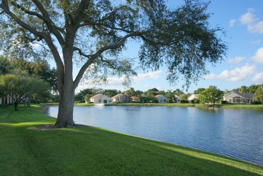 FIRST FLOOR UNIT!  STUNNING Water Views!!! From Master AND Living Areas! NO steps – NO CARPET! COMPLETELY Renovated! Cherry Wood Cabinetry, Granite, Stainless Upgraded Appliances, Cabinetry Pantry, Stone Tile Floors with Hardwood in Bedrooms. Bathrooms have Cherry Cabinetry, granite, custom tile, designer shower doors, WALK IN MASTER CLOSET. Attention to Detail with designer plumbing fixtures, designer ceiling fans and lights, custom window blinds, fresh neutral paint, … washer/dryer in unit and Storage Locker! New AC, Water Heater, Fresh Paint. Gated Eastpointe Community. (Optional Furnished Annual Rental)