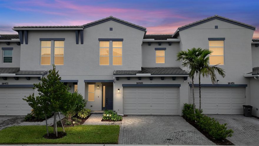 Experience luxury living at its finest in the vibrant community of Westlake, FL! This stunning, fully furnished Biscayne Model Townhome is available immediately and includes internet service in the rent. Featuring 3 bedrooms, 2.5 bathrooms, and modern designer furnishings, this residence blends comfort, elegance, and convenience.The open-concept layout showcases an upgraded chef's kitchen, spacious living and dining areas, and a tranquil master suite with stylish finishes. Step outside to a beautifully landscaped backyard, perfect for peaceful relaxation or entertaining guests.