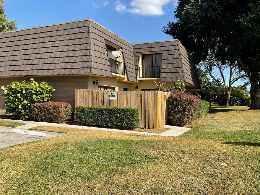 BEAUTIFUL 2-BEDROOM, 1.5-BATHROOM TOWNHOUSE LOCATED IN ONE OF THE MOST DESIRABLE AREAS OF WEST PALM BEACH.TILE FLOORING THROUGHOUT WITH AN UPDATED KITCHEN AND MODERN APPLIANCES. NEW A/C INSTALLED IN 2025. CONVENIENTLY LOCATED WITH EASY ACCESS TO PBIA, MAJOR HIGHWAYS, SHOPPING, AND PUBLIC TRANSPORTATION.THE PROPERTY IS TENANT-OCCUPIED UNTIL THE END OF JANUARY 2026, AND THE TENANT IS WILLING TO STAY, MAKING THIS AN EXCELLENT INVESTMENT OPPORTUNITY.FULL-SIZE WASHER AND DRYER INCLUDED. ENJOY A PRIVATE PATIO WITH NEW FENCING, PERFECT FOR RELAXATION OR ENTERTAINING.DON'T MISS OUT ON THIS UNIQUE OPPORTUNITY!