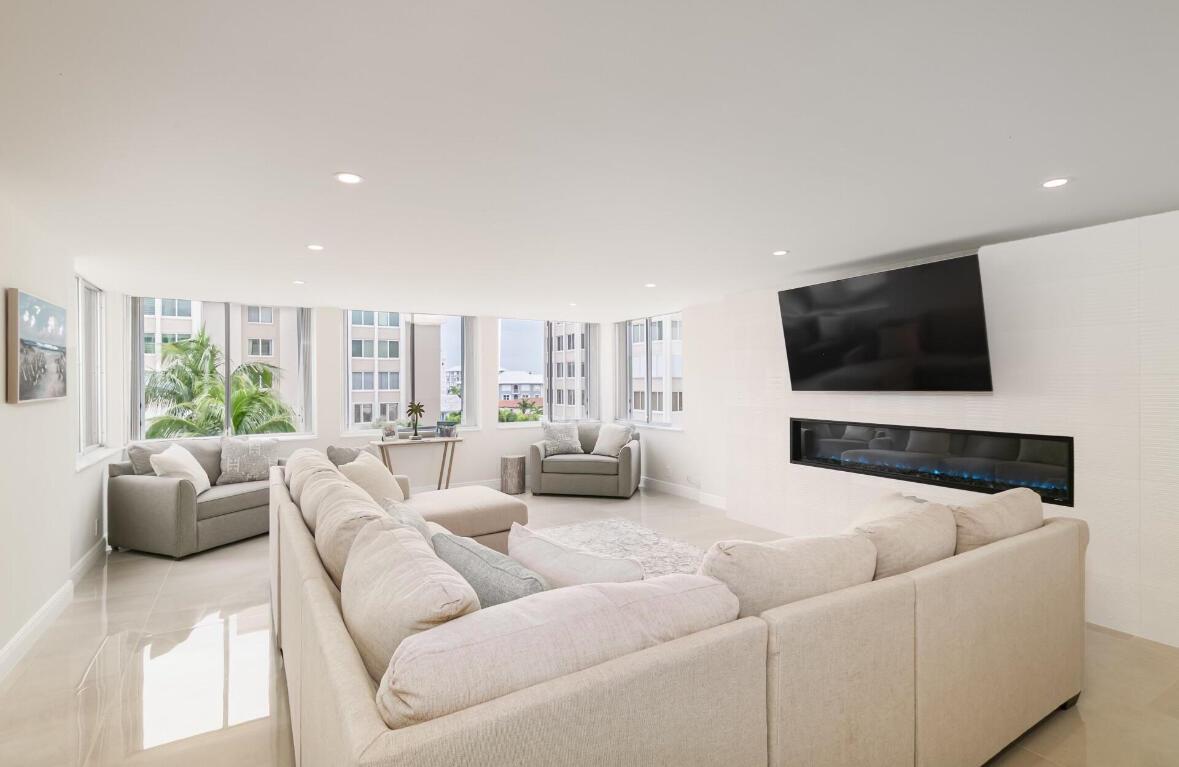 Discover coastal elegance at 2000 South Ocean Boulevard in Delray Beach, FL. This modern beachside retreat features 2 bedrooms, 2 bathrooms, beautiful eat-in kitchen, dining and large stylish living space, complete with a private elevator.Enjoy being directly across from the Ocean with your own private beach access and oversized community pool located directly on the intracoastal with tons of sitting areas. This unit has full size in-unit laundry, covered parking and a bike room.Embrace the vibrant waterfront lifestyle in this exceptional midrise condo.