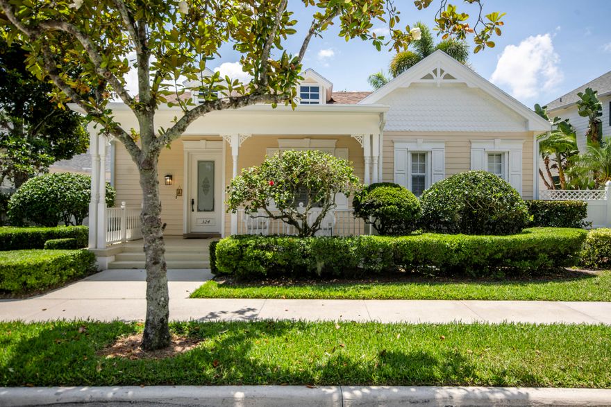The combined charm of New England and Charleston, with tree lined streets and private preserve, defines the intimate community of NEW HAVEN at ABACOA. New Haven amenities include Clubhouse, fitness center, heated pool, playground, greenspace and private preserve with walking / jogging path. Come see the beauty of New Haven...and experience living at 324 Marlberry Circle. The home is exceptionally well maintained with new roof installed in 2025, hot water tank installed in 2026, and newer HVAC system and appliance package. Home protection system including security surveillance cameras.