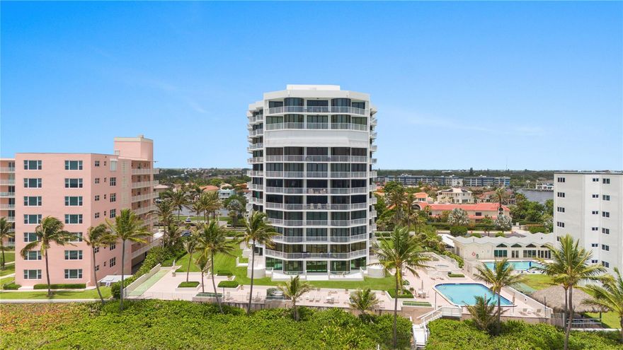 Experience luxury coastal living in this spacious 3-bedroom, 3.5-bath condo at the prestigious Trafalgar of Highland Beach. This beautifully appointed residence offers panoramic views of both the ocean and Intracoastal Waterway—whether you're enjoying your morning coffee in the kitchen or dining with sunset views over the Ocean. Available OFF SEASON July 2026-October 2026 Only
The condo features a renovated gourmet kitchen with custom cabinetry, sleek stainless steel appliances, and ample storage. Each of the three oversized bedrooms includes walk-in closets. Two private balconies offer the perfect spots for relaxing with stunning views.
Located in the upscale,  Trafalgar building, beachfront access, 24/7 security, fitness facilities, and more.