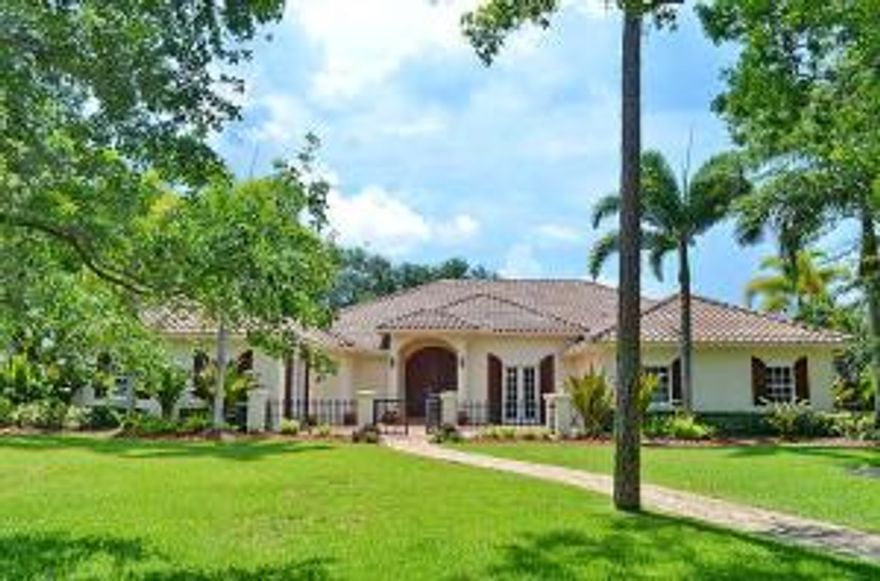 FABULOUS LIGHT AND BRIGHT ONE STORY FAMILY HOME ON OVER-SIZED .65 +/- ACRE INTERIOR LOT IN BOCA'S MOST SOUGHT AFTER COMMUNITY! 5 BEDROOMS, 5 1/2 BATHS PLUS OFFICE AND LARGE BONUS PLAYROOM WITH BEAUTIFUL BRAZILIAN CHERRYWOOD AND IMPORTED TERRA COTTA FLOORING, CENTRAL VAC, IMPACT GLASS & SHUTTERS. OVER-SIZED POOL IN HUGE PRIVATE BACKYARD. IDEALLY LOCATED CLOSE TO FINE DINING, PREMIER SHOPPING, MAJOR HIGHWAYS, AIRPORTS AND BEACHES. THIS IS THE ONE YOU'VE BEEN WAITING FOR!