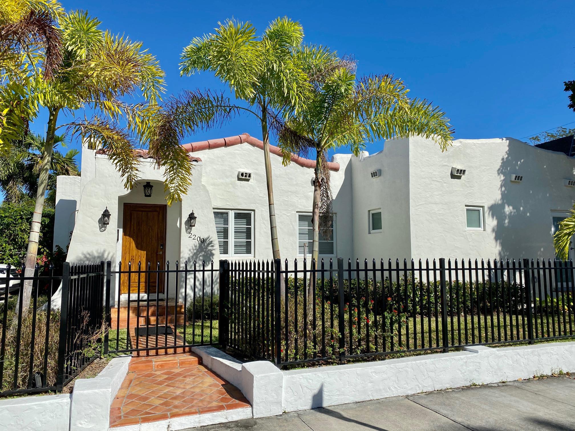 Beautiful newly reconstructed classic Spanish Mediterranean house in lovely Flamingo Park. All new inside including modern kitchen & bathrooms, impact windows, central A/C, quartz countertops. Must see.
