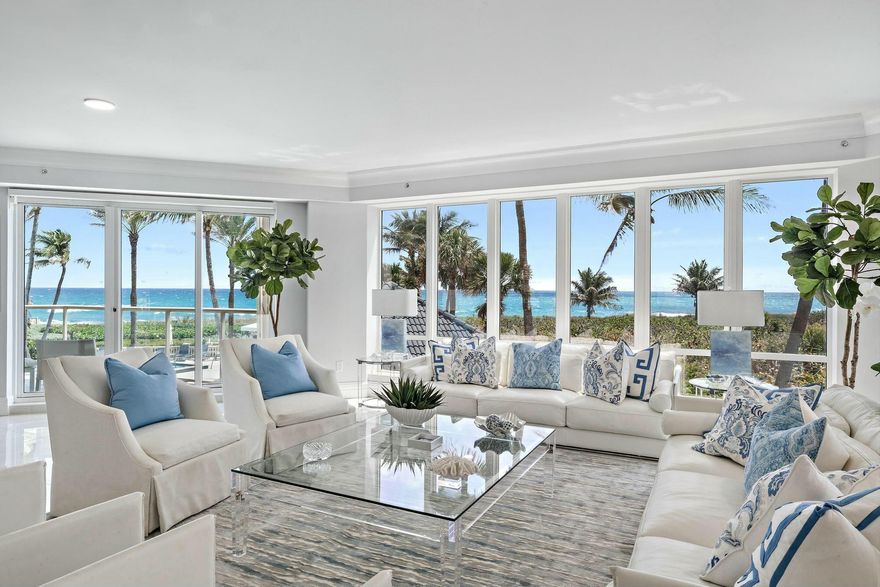 This oceanfront oasis residence represents the pinnacle of coastal luxury with breathtaking panoramic views spanning the Atlantic Ocean. The gourmet chef's kitchen showcases premium custom cabinetry, designer quartz countertops, and professional-grade appliances that will inspire your culinary creativity. Impeccable finishes throughout include polished porcelain interior flooring, integrated smart home technology, and custom architectural details that elevate this residence to a masterpiece of design. Resort-style amenities enhance the oceanfront lifestyle with private beach access, fully equipped fitness center, and amenities located minutes from Palm Beach Gardens' world-class dining, shopping, and golf, this exceptional property represents Singer Island at its best! Singer Island
