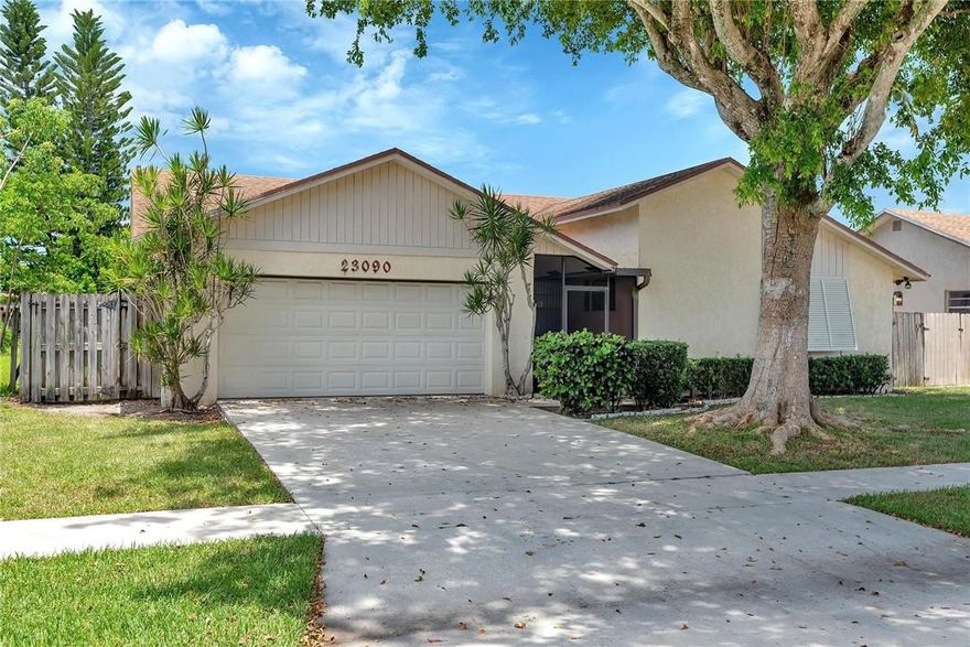 Location Location Location  Super schools right nearby! Ride a bike to the public library on Glades Road. Huge Yard for a soccer field or a pool.  This lot is slightly under 1/4 of an acre.  Oversized 2 Car Garage. Kitchen upgraded 5 years ago with stainless steel appliances. Neutral large ceramic tile in main living areas.  Formal dining room. Wonderful bar with pendant lights.  AC replaced 4/22.  Priced right due to older shingle roof and polybutylene piping.  Home Style Renovation Mortgage is perfect for this home. (See Brokers Remarks)  Barwood Estates Homeowner's Association. Low association fee is  $138 per quarter and keeps the neighborhood well groomed. This is a perfect "forever" home. NO RE sign on home. A rated schools and the best shopping for everything right near by!