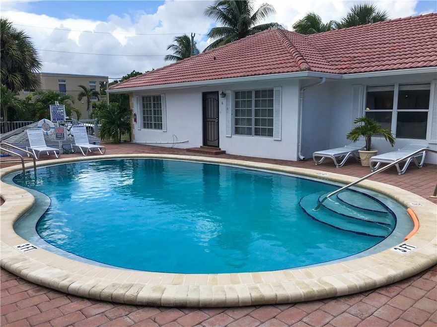 1750 N Riverside Dr.  Unit # 4      Location, Loctaion, LoctaionBEAUTIFUL GROUND FLOOR AND SPACIOUS 1/1 WITH PRIVATE PATIO, STEPS FROM THE POOL. UPDATED KITCHEN.THIS IS A UNIQUE SMALL PRIVATE 6 UNIT ENCLAVE LOCATED JUST ONE BLOCK FROM BEACH AND ACROSS FROM INTRACOASTAL IN A QUITE RESIDENTAL AREA OF POMPANO BEACH AREA. PET FRIENDLY WITH SOME RESTRICTIONS LAUNDRY ROOM. VACANT AND EASY TO SHOW. 1750 N Riverside Dr.          Location, Loctaion, LoctaionBEAUTIFUL GROUND FLOOR AND SPACIOUS 1/1UNIT WITH PRIVATE PATIO, STEPS FROM THE POOL. UPDATED KITCHEN.THIS IS A UNIQUE SMALL PRIVATE 6 UNIT ENCLAVE LOCATED JUST ONE BLOCK FROM BEACH AND ACROSS FROM INTRACOASTAL IN A QUITE RESIDENTAL AREA OF POMPANO BEACH AREA. PET FRIENDLY WITH SOME RESTRICTIONS LAUNDRY ROOM. VACANT AND EASY TO SHOW.