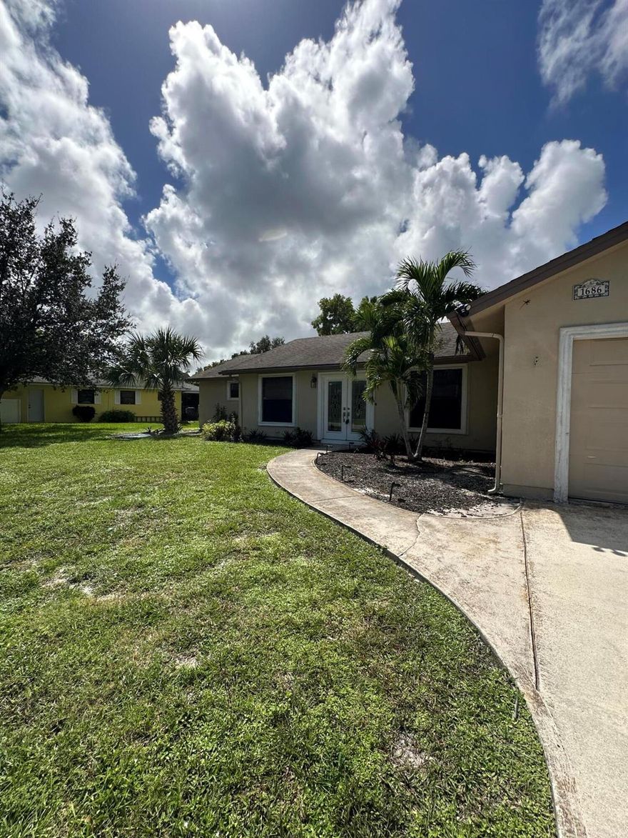 Check out this charming 3 bed 2 bath 1 car garage pool home with solar heater. Just renovated kitchen. Washer and dyer included. Pets are welcome!