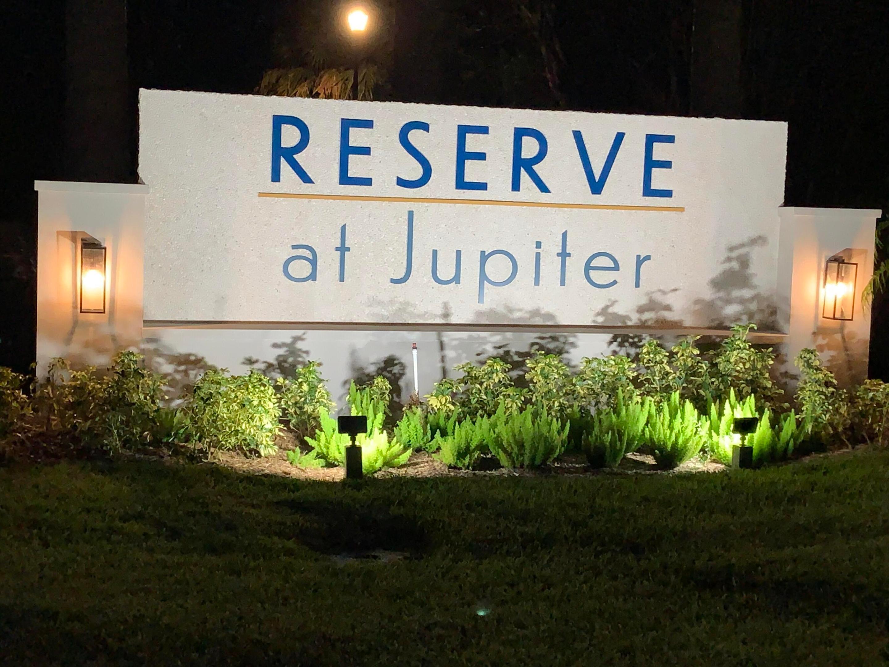 RESERVE AT JUPITER - Residential Lease