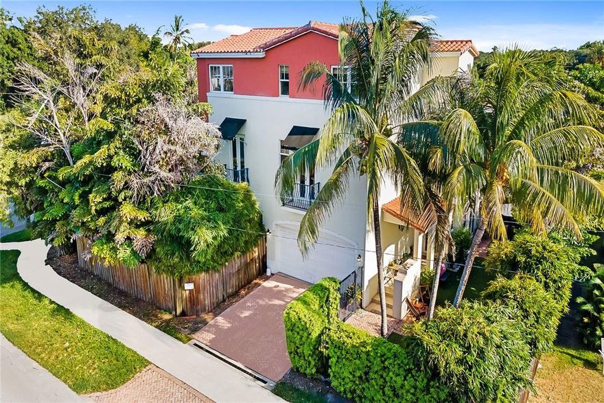 Welcome home to the emerging community of Croissant Park, located within minutes of downtown Fort Lauderdale. Proximity to major retail such as Las Olas Blvd, shopping, dining, boating, the Port Everglades, Fort Lauderdale International Airport, parks, and quiet charming lush streets. Our property offers a large corner unit with a private driveway, fenced garden / entertainment area, and 2 car garage. Entering the property a step down brings you into the dining, kitchen, and living room area. Tall ceilings provide a great canvas for art and storage. French doors off the living room flow into the garden. The 2nd and 3rd level are home to the bedrooms (3), utility room, en suit bathrooms (2), walk in closets, open loft, outdoor rooftop space, and new roof being installed! Welcome home to the emerging community of Croissant Park, located within minutes of downtown Fort Lauderdale. Proximity to major retail such as Las Olas Blvd, shopping, dining, boating, the Port Everglades, Fort Lauderdale International Airport, parks, and quiet charming lush streets. Our property offers a large corner unit with a private driveway, fenced garden / entertainment area, and 2 car garage. Entering the property a step down brings you into the dining, kitchen, and living room area. Tall ceilings provide a great canvas for art and storage. French doors off the living room flow into the garden. The 2nd and 3rd level are home to the bedrooms (3), utility room, en suit bathrooms (2), walk in closets, open loft, outdoor rooftop space, and new roof being installed!