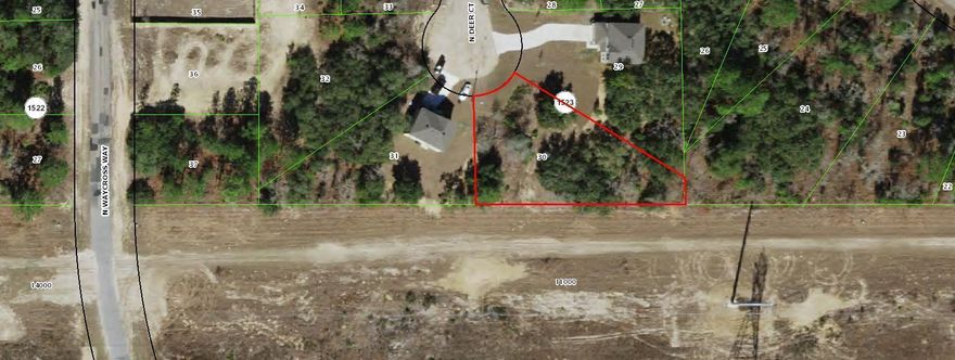 Build a brand new home on this oversized .42 acre cul de sac home site in popular and growing Citrus Springs.The seller is an investor and does not have any reports or survey to share.  Please verify the accuracy of the utility information.