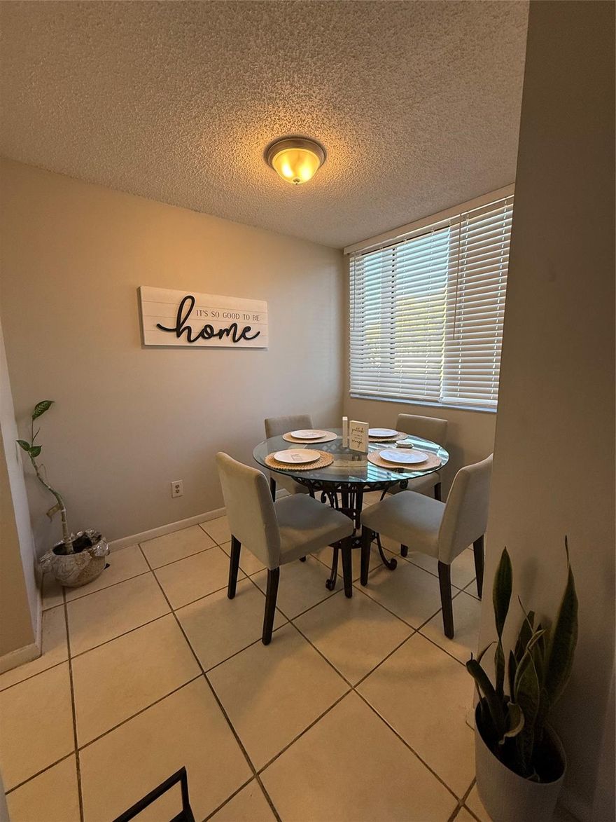 Spacious and well-maintained 2-bedroom, 2-bath condo located in the desirable Mira Lago community of Oakland Park. This unit offers a bright open living and dining area, tile floors throughout, generous closet space, and a screened patio with tranquil water views. Kitchen features ample cabinetry and counter space. Primary bedroom includes walk-in closet and en-suite bath. Community amenities include pool, and scenic walking paths. Centrally located near shopping, dining, major roadways, and beaches. One assigned parking space plus guest parking. Washer and dryer in unit. Landlord accepts housing vouchers. All Equal Housing Opportunity.