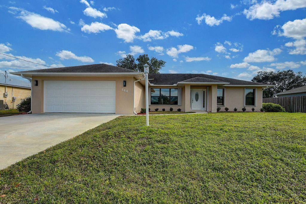 Photo of 644 SW Violet Avenue, Port Saint Lucie, FL 34983 (MLS # R11055923)