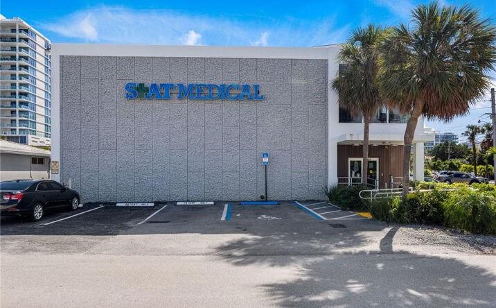 this turn-key class A, fully built out and supplied medical space located in East Fort Lauderdale. The property is two stories, with an elevator servicing the second floor. This is a class A turn-key medical space, with 10 exam rooms, including an X-ray machine, 3 bathrooms, a waiting room, an office, break room and an admin area. The building was recently remodeled, including a new roof, HVAC, impact windows and doors, electrical wiring on the 2nd floor, elevator and much more. The property’s recent updating features modern design elements and is suitable for high-end medical space. The Galleria mall has proposed substantial redevelopment plans which include residential, retail, restaurants and hospitality uses.