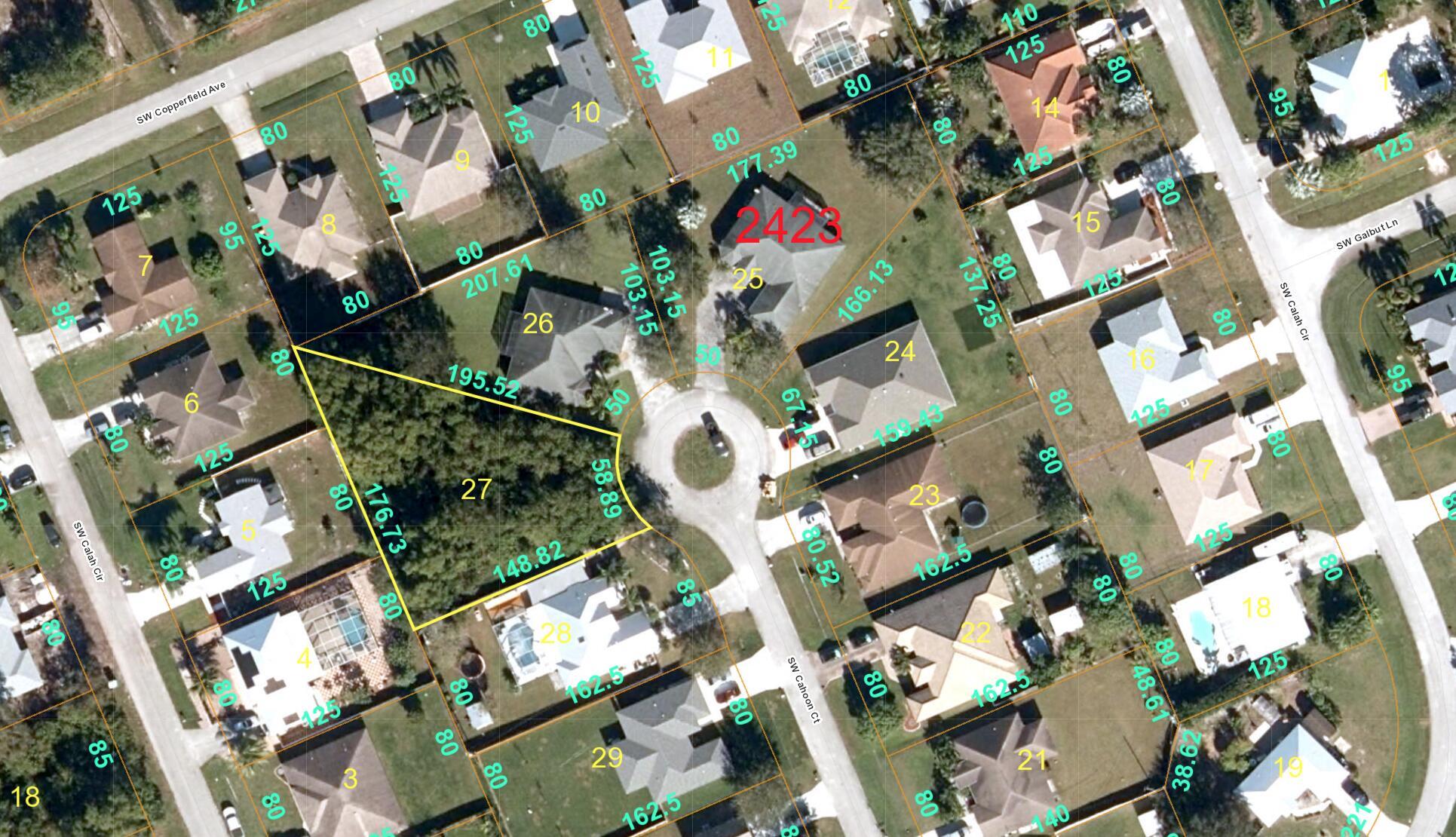 PORT ST LUCIE-SECTION 34- BLK 2423 LOT 27 - Land